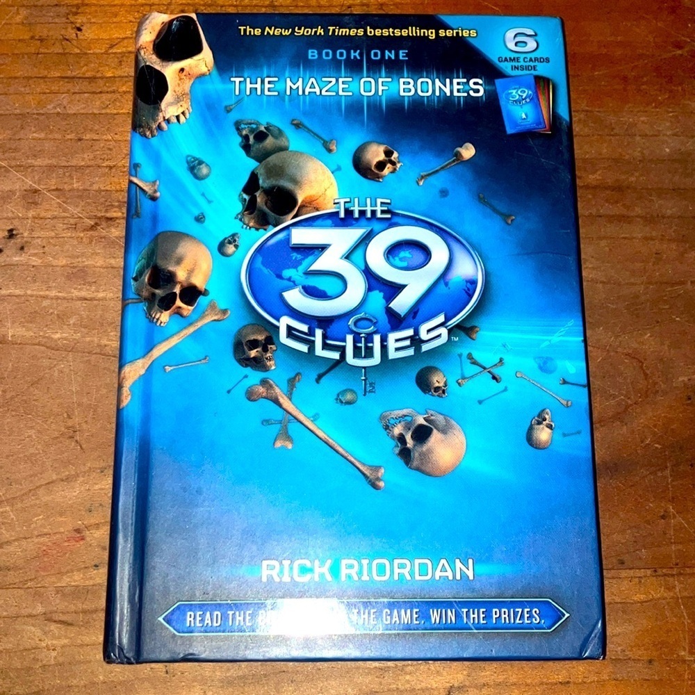 The 39 Clues: the maze of bones by Rick Riordan - book one / book 1 / hardcover